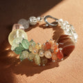 Fire｜Solar Garden  Mixed Rutilated Quartz Bracelet