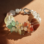 Fire｜Solar Garden  Mixed Rutilated Quartz Bracelet