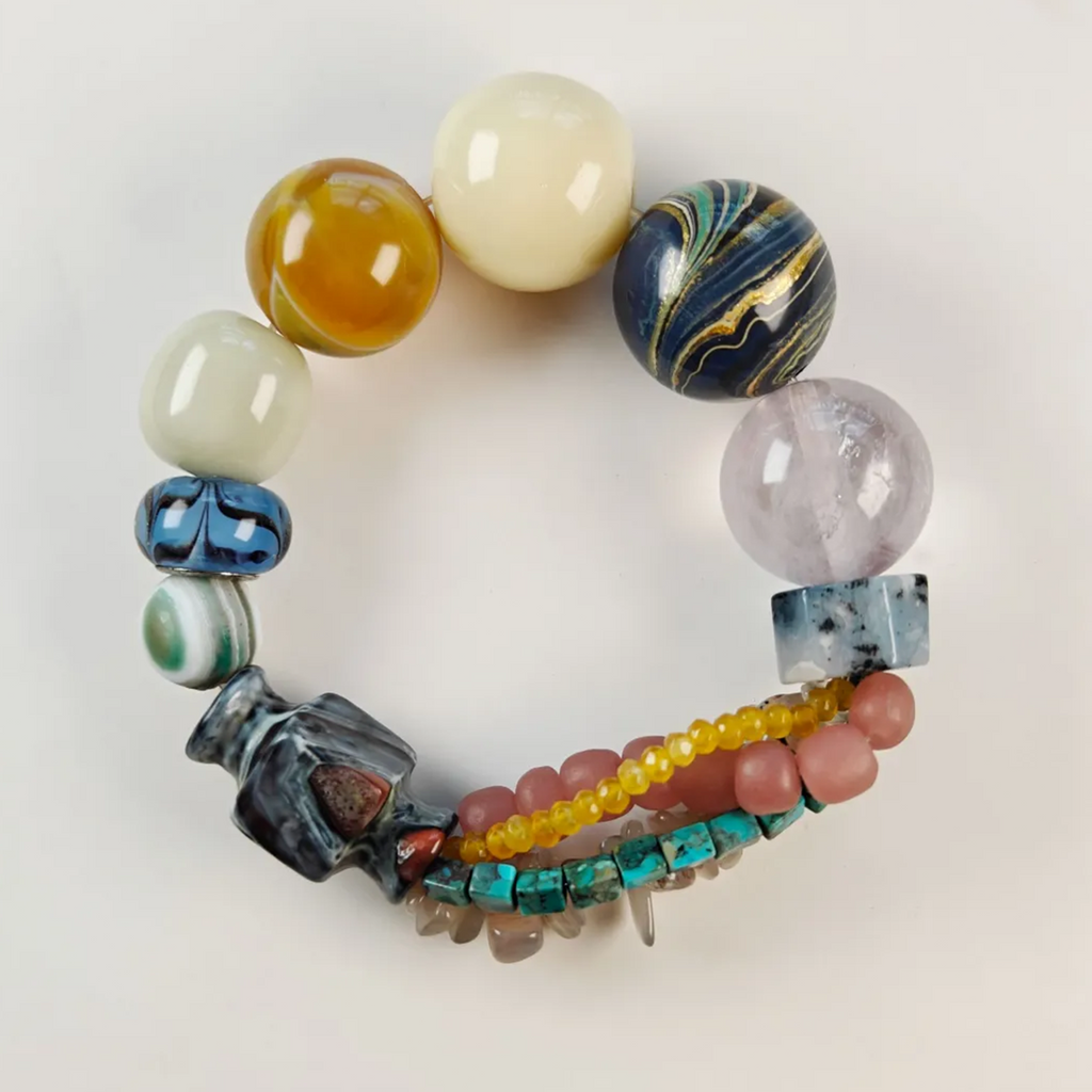 Silk Road Impressions Turquoise Bracelet Collector's Path