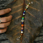 Colorful Time Lapis Lazuli Bracelet Drifting Silk