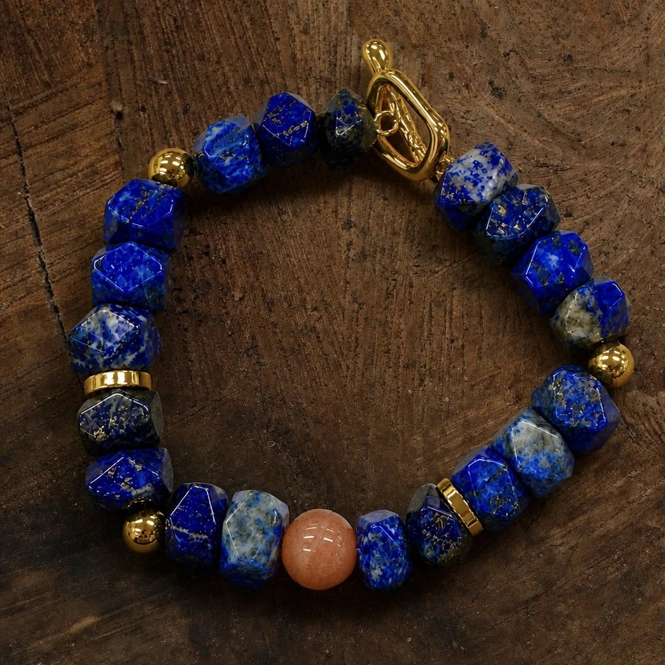 Kunlun Sunrise Lapis Lazuli Bracelet Kunlun Sky