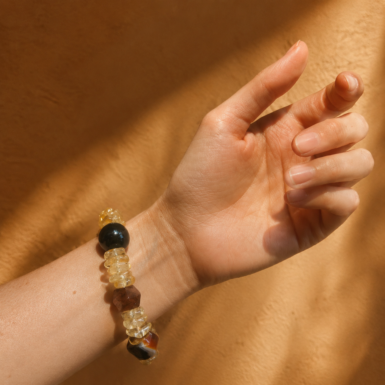 Metal｜Solar Prism Citrine Bracelet