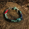 Kunlun Woven Turquoise Men's Bracelet Kunlun Sky