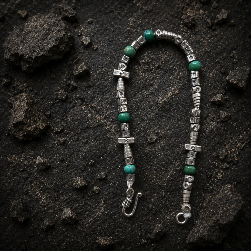 Kunlun Dawn Turquoise Men's Bracelet Kunlun Sky