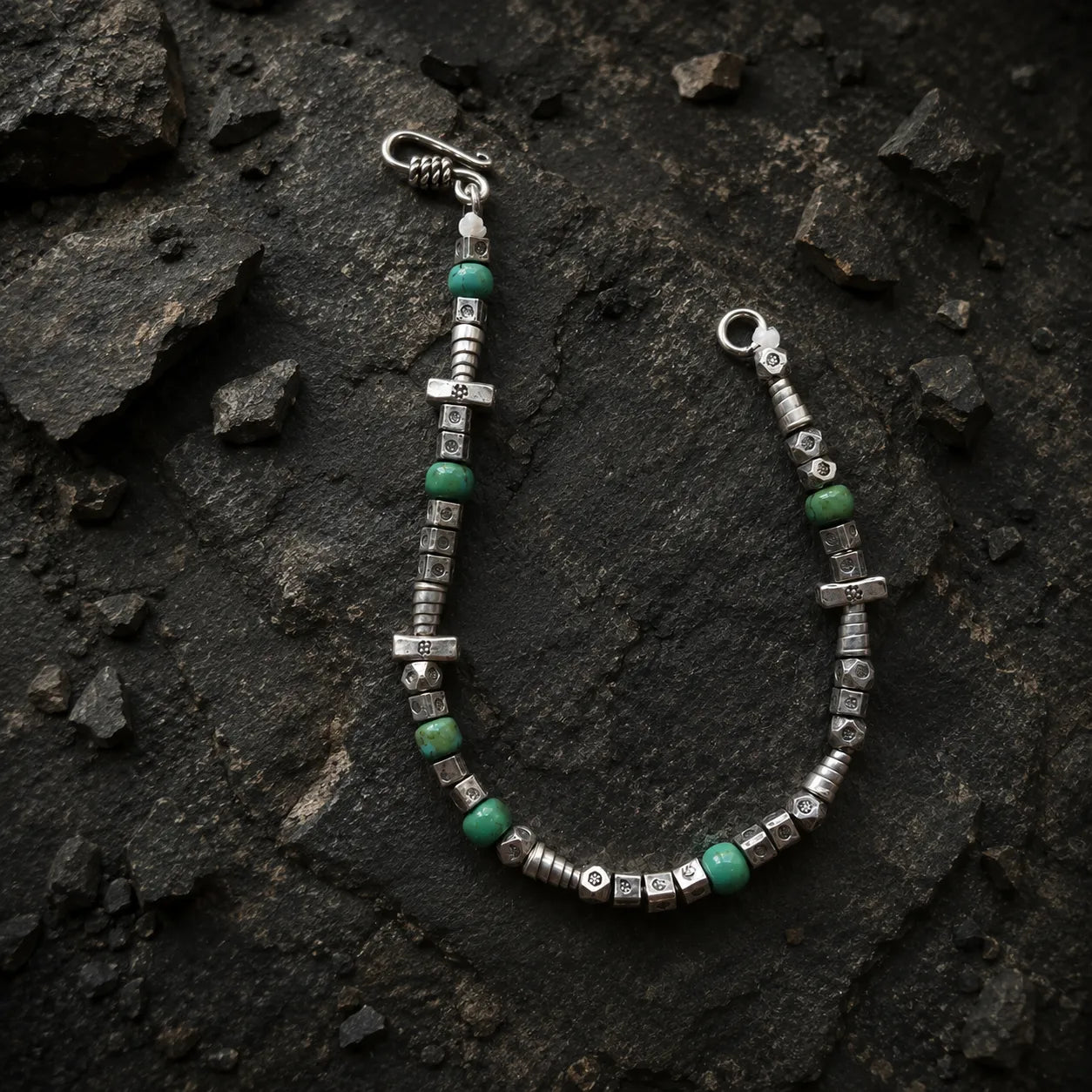 Kunlun Dawn Turquoise Men's Bracelet Kunlun Sky