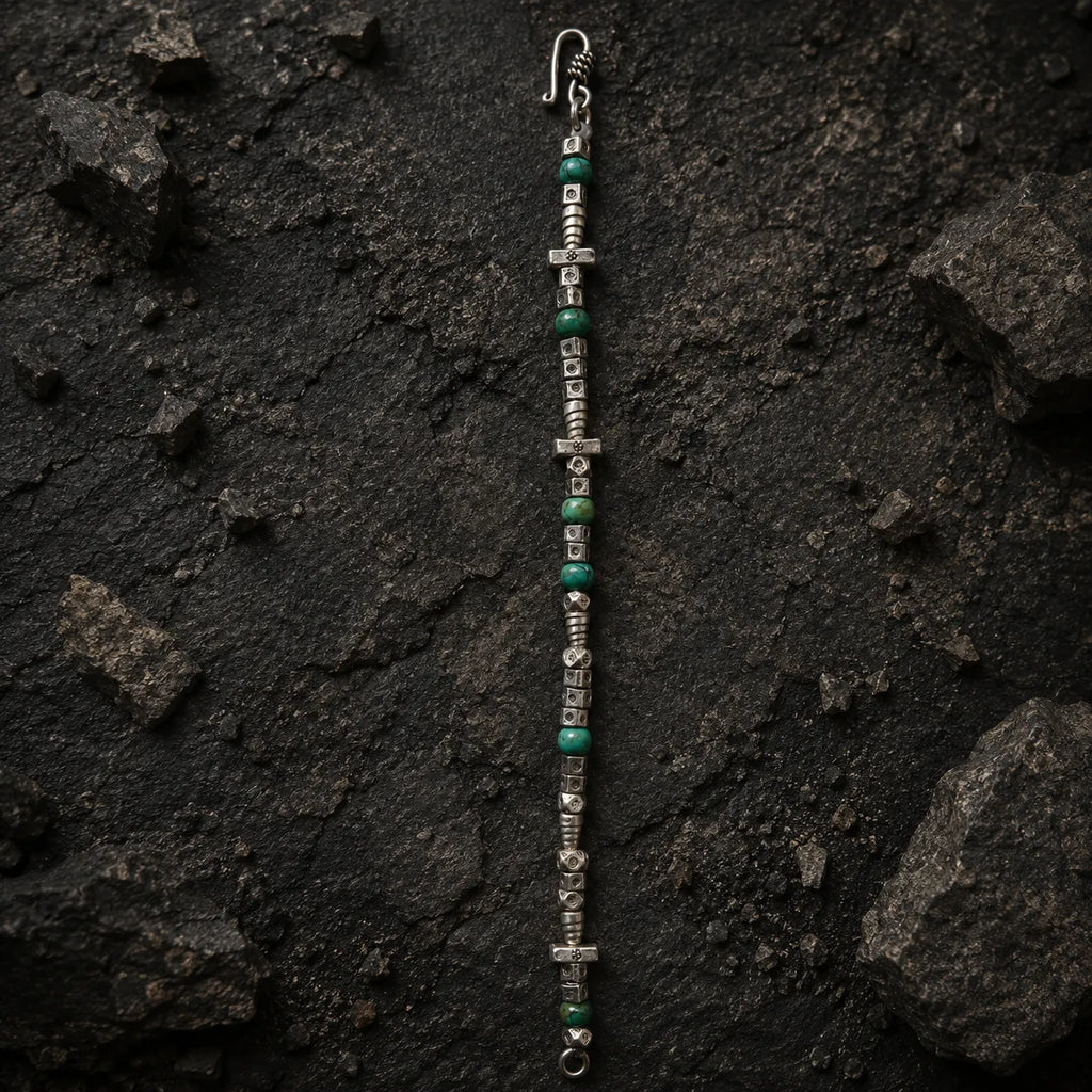 Kunlun Dawn Turquoise Men's Bracelet Kunlun Sky