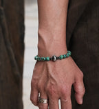 Kunlun Snowmelt Turquoise Men's Bracelet Kunlun Sky