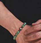 Kunlun Snowmelt Turquoise Men's Bracelet Kunlun Sky