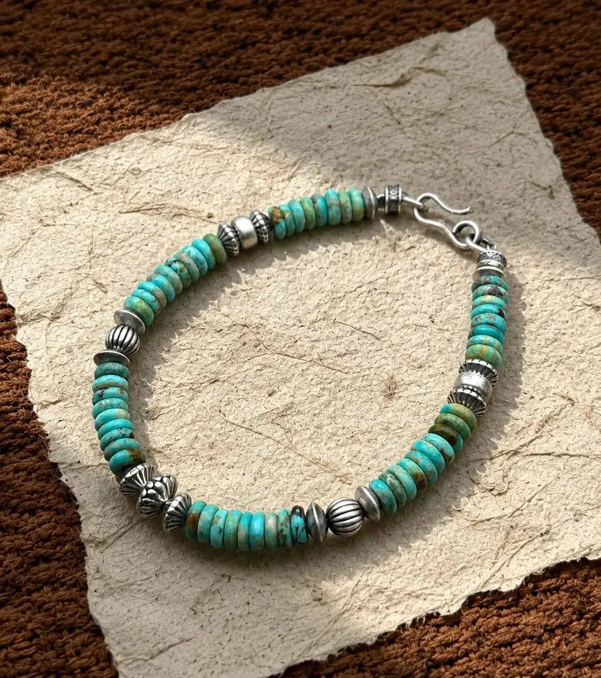 Kunlun Stonepath Turquoise Men's Bracelet Kunlun Sky