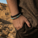 Kunlun Stonepath Turquoise Men's Bracelet Kunlun Sky