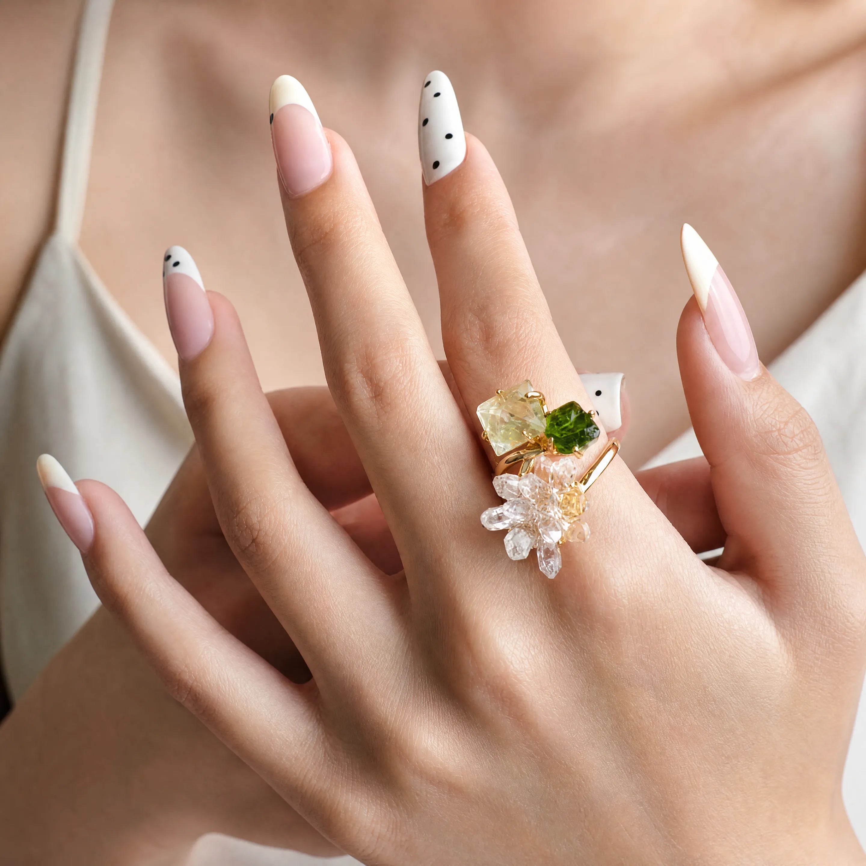 Forest Spring Adjustable Ring