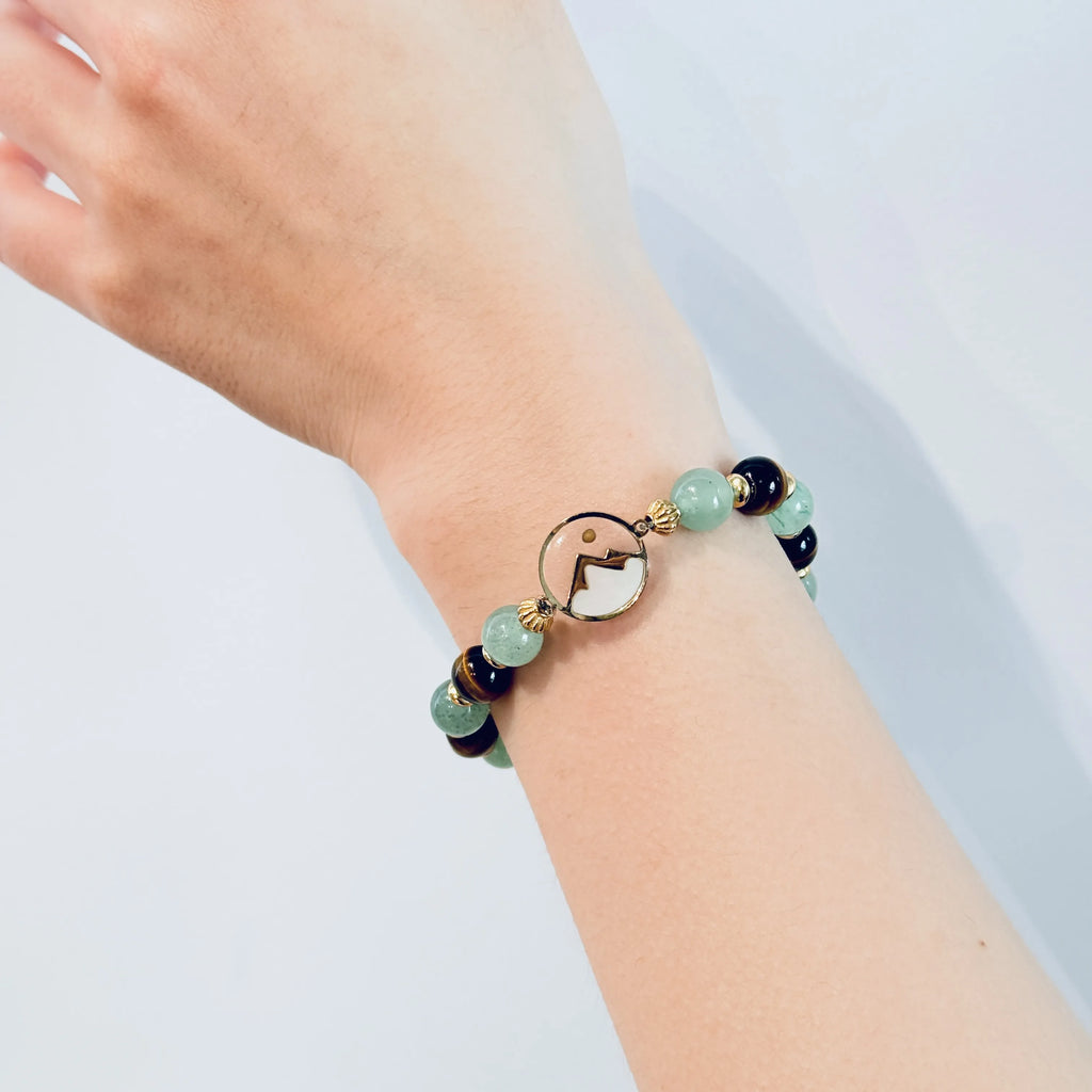 Tiger's Eye Mustard Seed Bracelet｜Faith Can Move Mountains