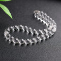 Metal｜Mirror White Clear Quartz Necklace