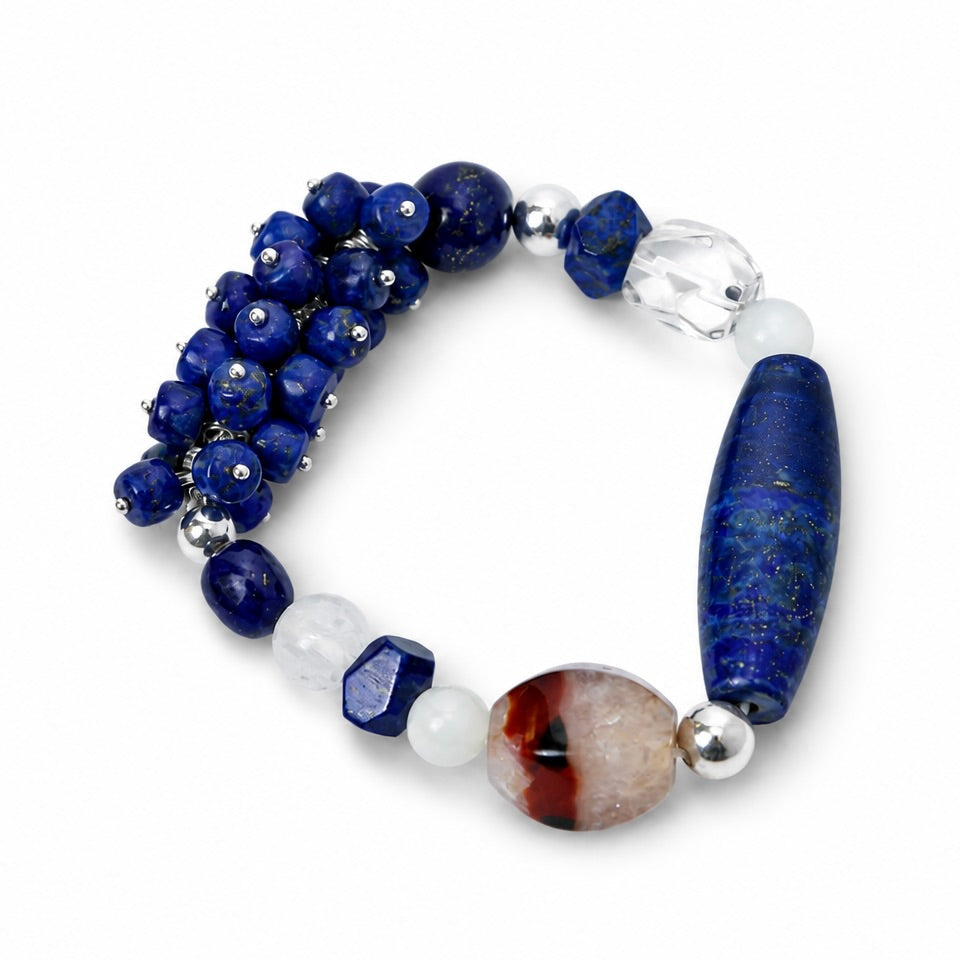 Kunlun Cloud Mirror Lapis Lazuli Bracelet Kunlun Sky