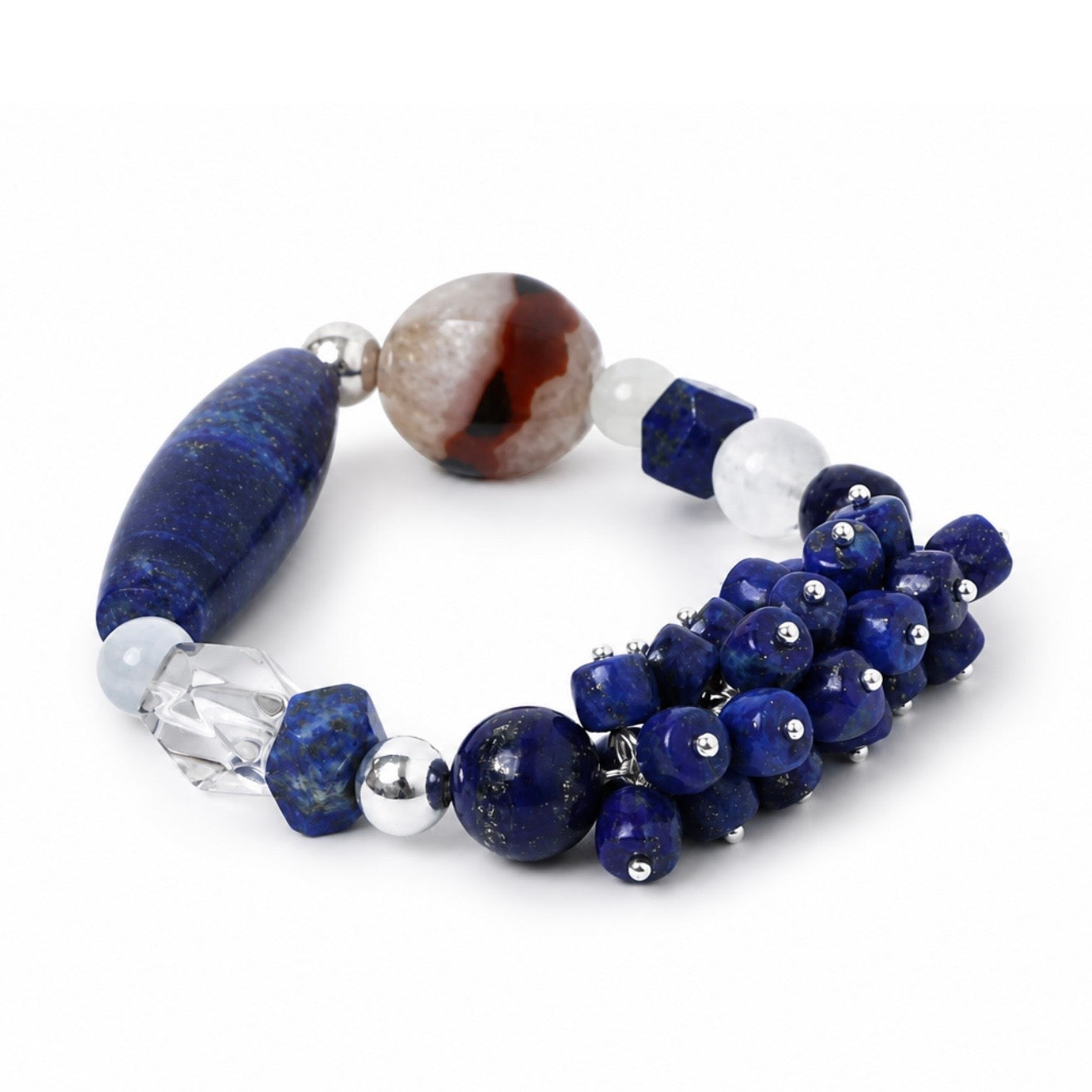 Kunlun Cloud Mirror Lapis Lazuli Bracelet Kunlun Sky