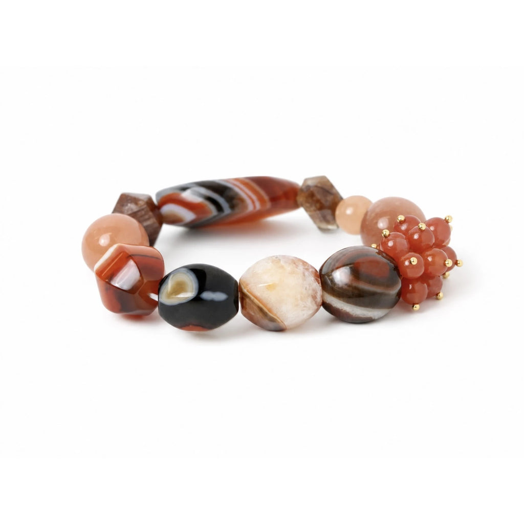 Fire｜Crimson Ember Super Seven Crystal  Bracelet