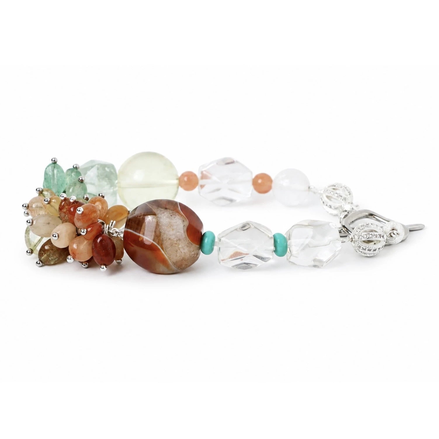 Fire｜Solar Garden  Mixed Rutilated Quartz Bracelet