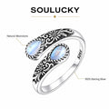 925 Sterling Silver Vintage Victoria Adjustable Ring