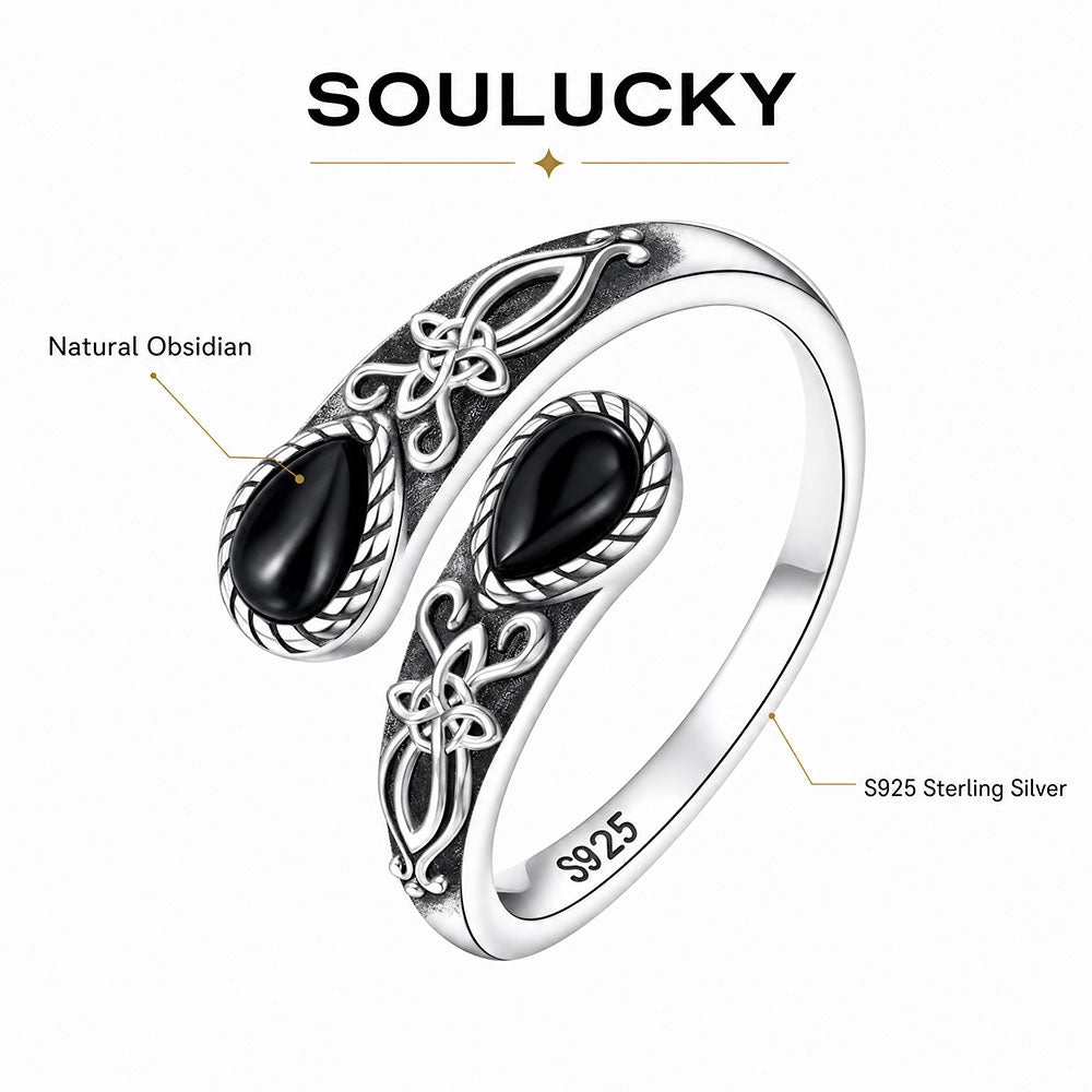 925 Sterling Silver Vintage Victoria Adjustable Ring