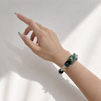 Wood｜Woodland Radiance Clear Quartz Bracelet