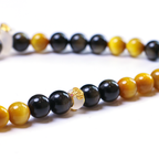 Complete 33 bead meditation cycle with soft moonstone tassel accent