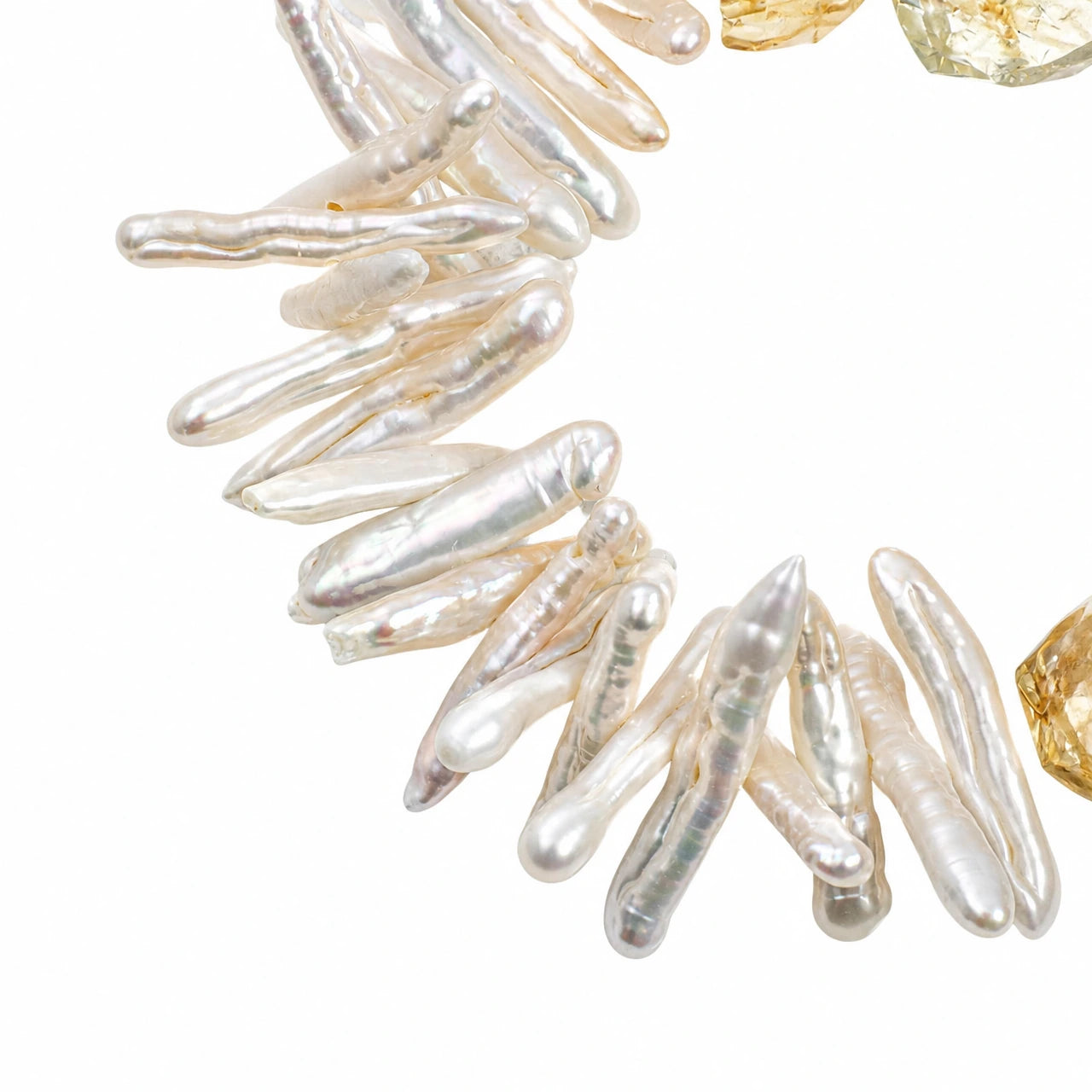 Metal｜Golden Waves Yellow Crystal Bracelet