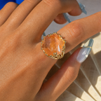 Heart of the Sun Adjustable Ring