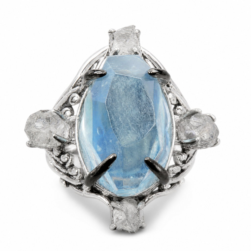 Heart of the Ocean Adjustable Ring