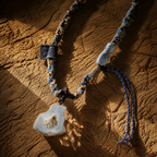 Lapis Grotto Handcraft Cotton Cope Necklet
