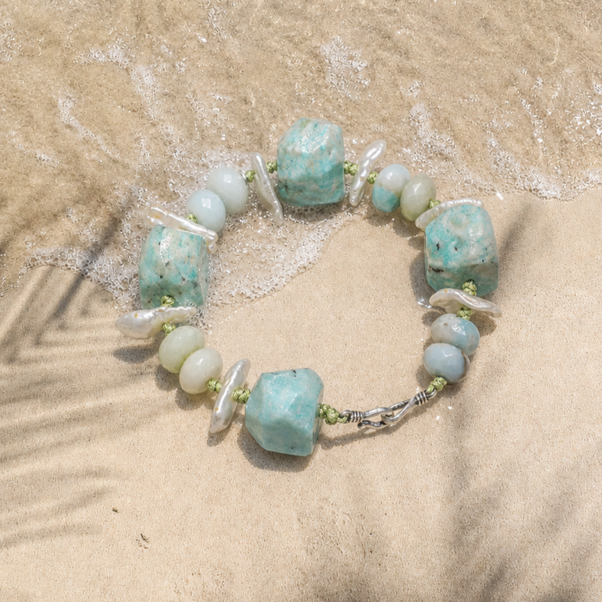 Water｜Summer Stream Amazonite Bracelet