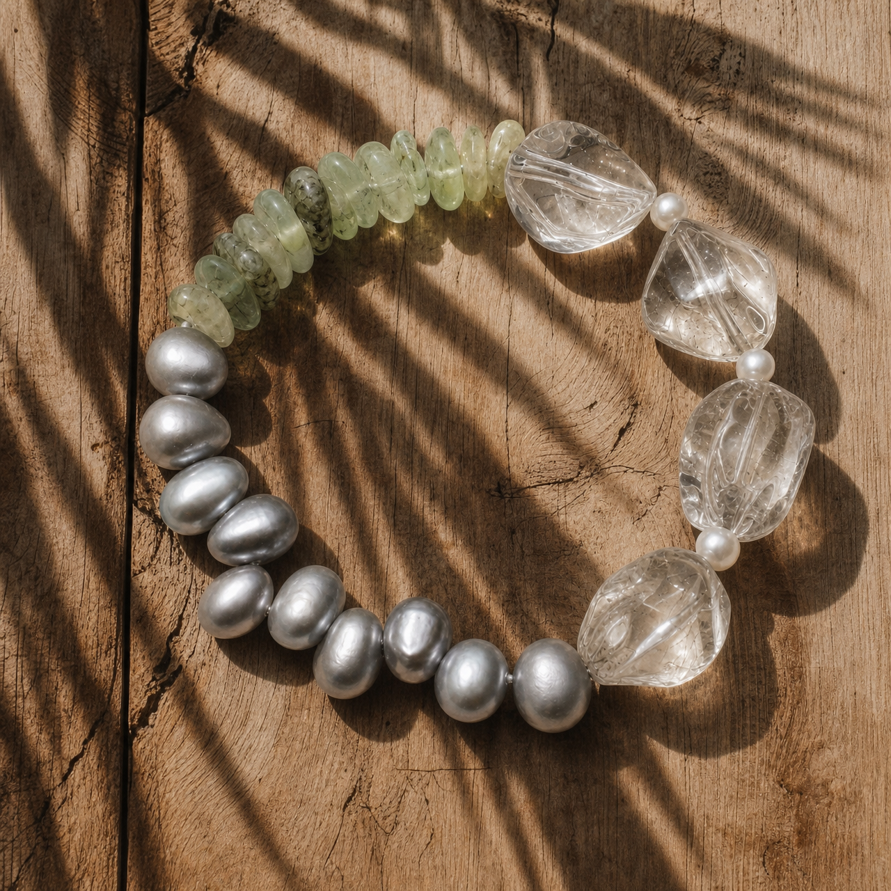 Wood｜Grass by the Water Natural Crystal Bracelet