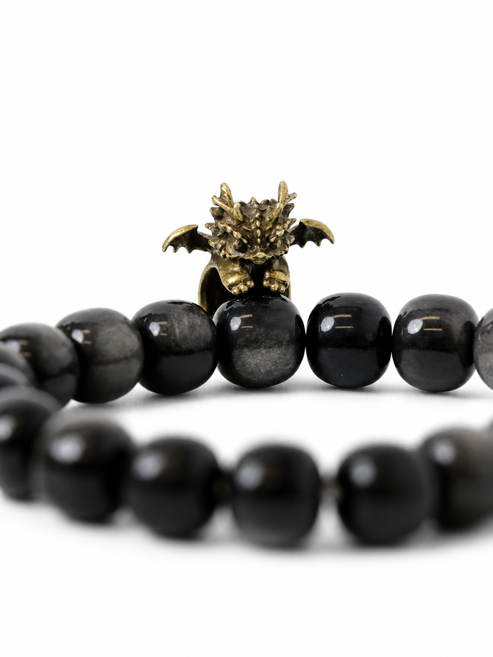 Silver Obsidian Anchor