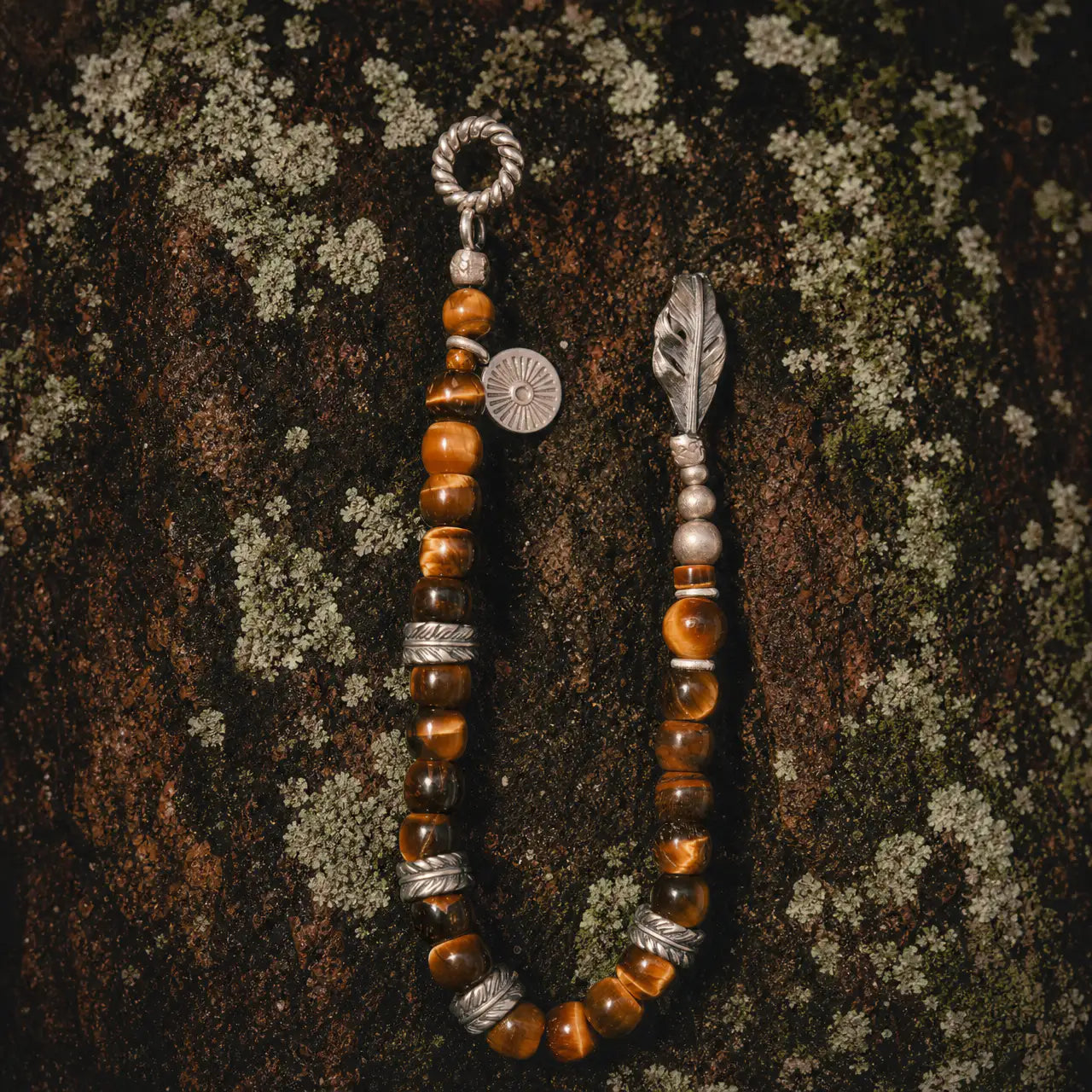 Pulse of the Mountain Tiger's Eye Bracelet KUNLUN VEINS
