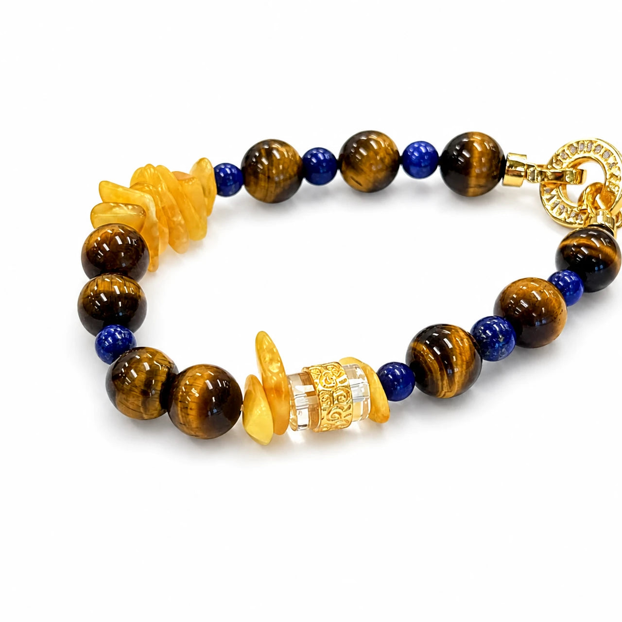 Metal｜Golden Legacy Amber Bracelet