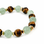 Tiger's Eye Mustard Seed Bracelet｜Faith Can Move Mountains