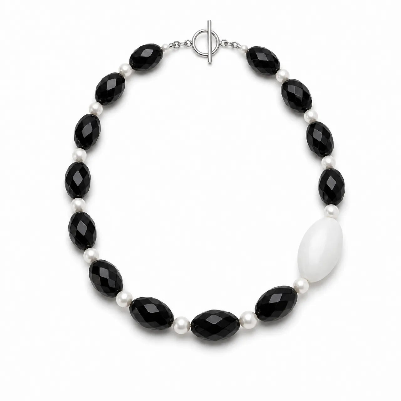 Metal｜Ripple Pearl Neclace