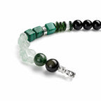 Wood｜Verdant Relic Malachite Bracelet