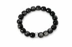 Silver Obsidian Anchor