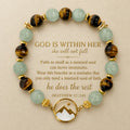 Tiger's Eye Mustard Seed Bracelet｜Faith Can Move Mountains