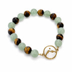 Tiger's Eye Mustard Seed Bracelet｜Faith Can Move Mountains