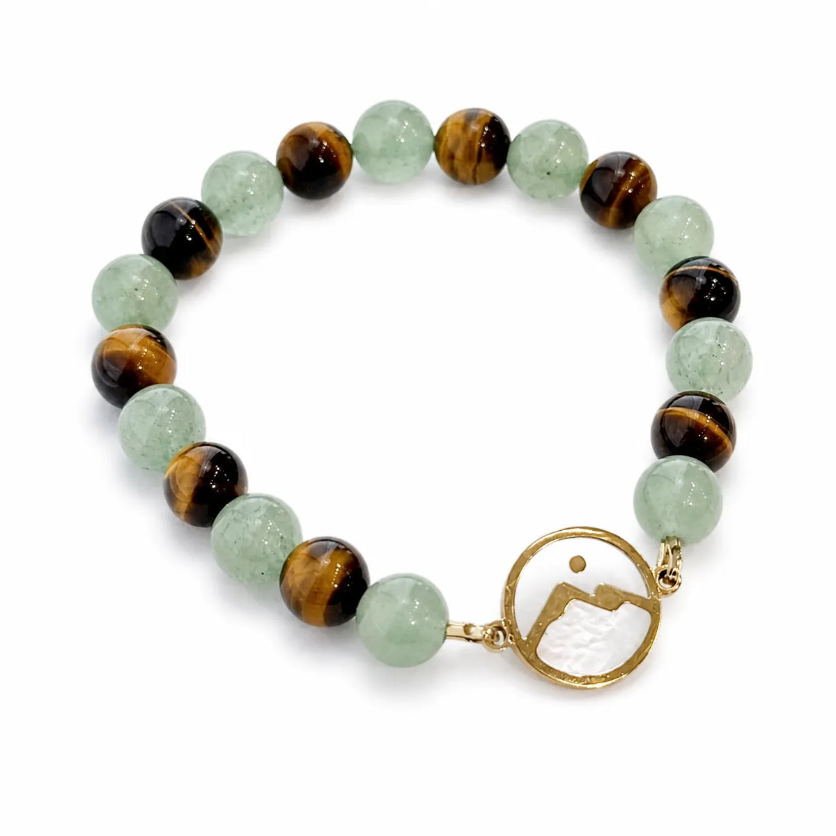 Tiger's Eye Mustard Seed Bracelet｜Faith Can Move Mountains