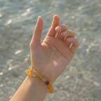 Water｜Aqua Mirage Strawberry Quartz Bracelet