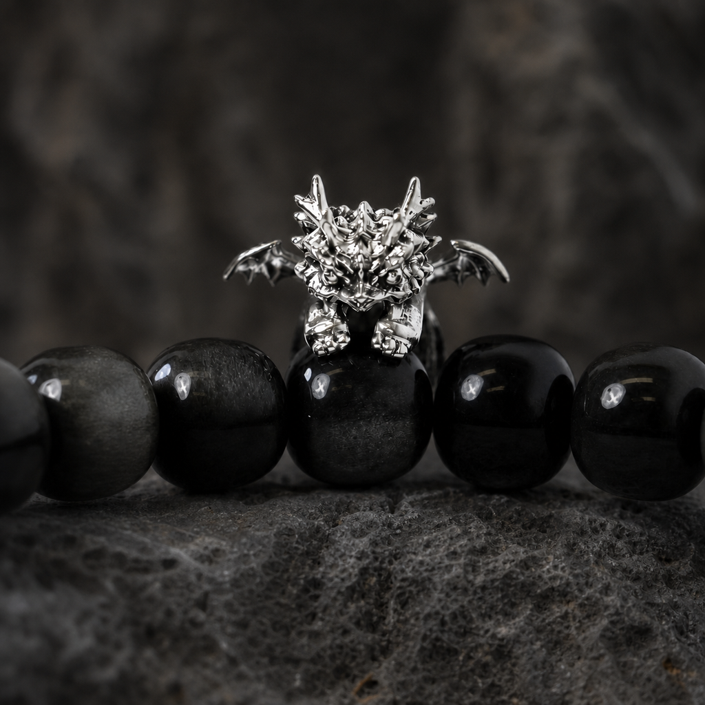 Silver Obsidian Anchor Kunlun Veins