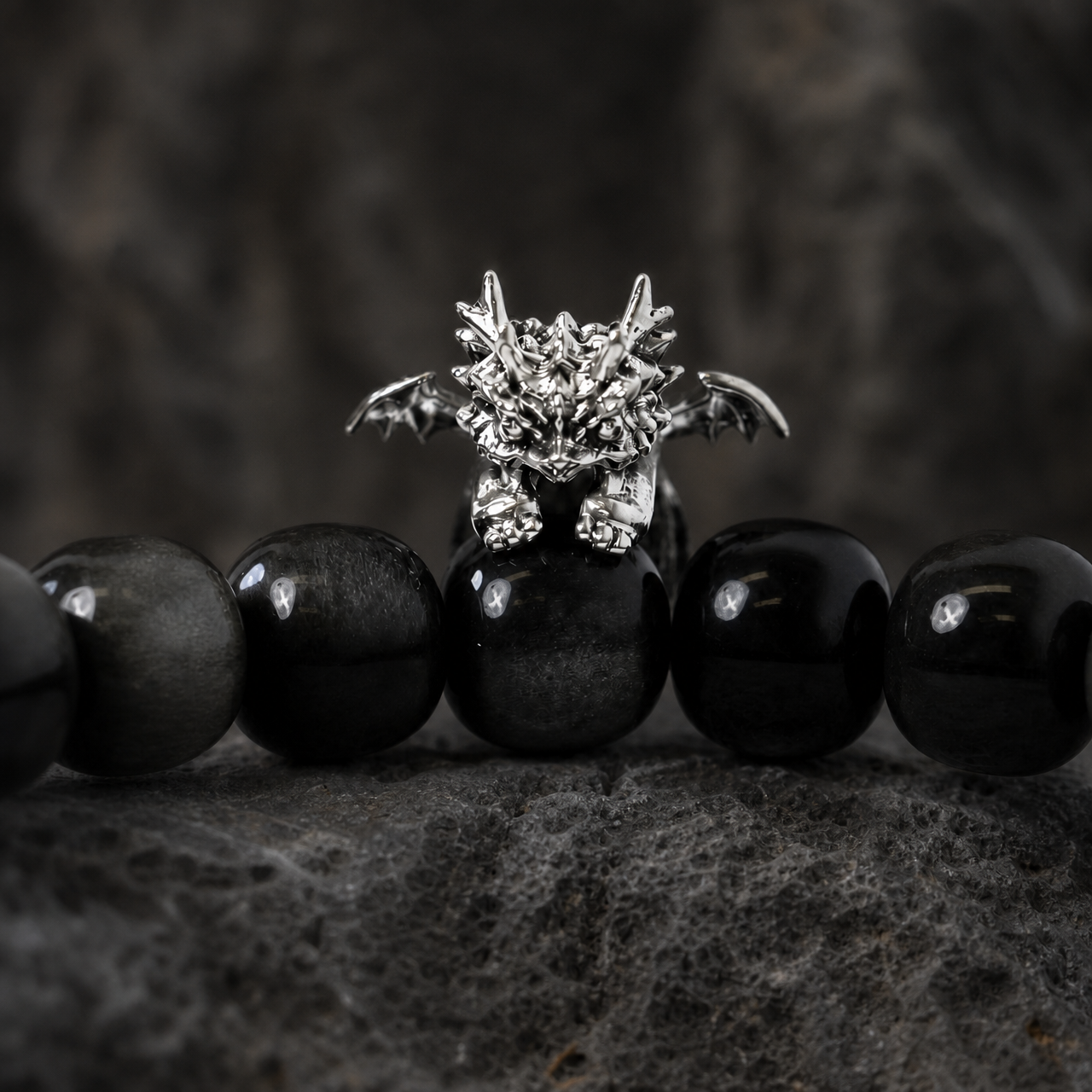 Silver Obsidian Anchor Kunlun Veins