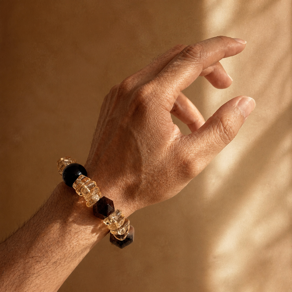Metal｜Solar Prism Citrine Bracelet