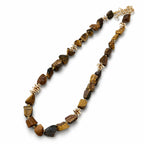 Metal｜Shadow Glow Tiger's Eye Necklace