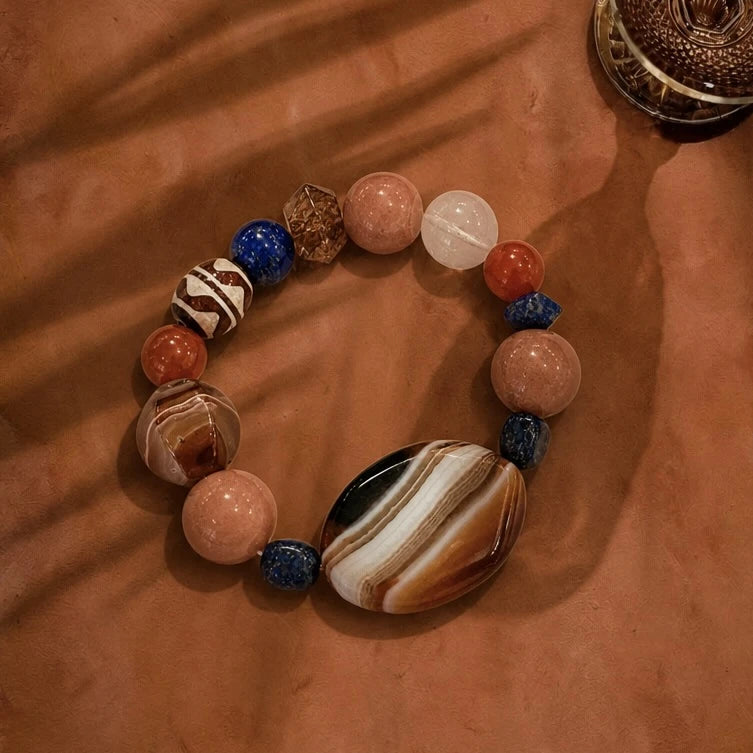 Fire｜Solar Ember Sunstone Bracelet