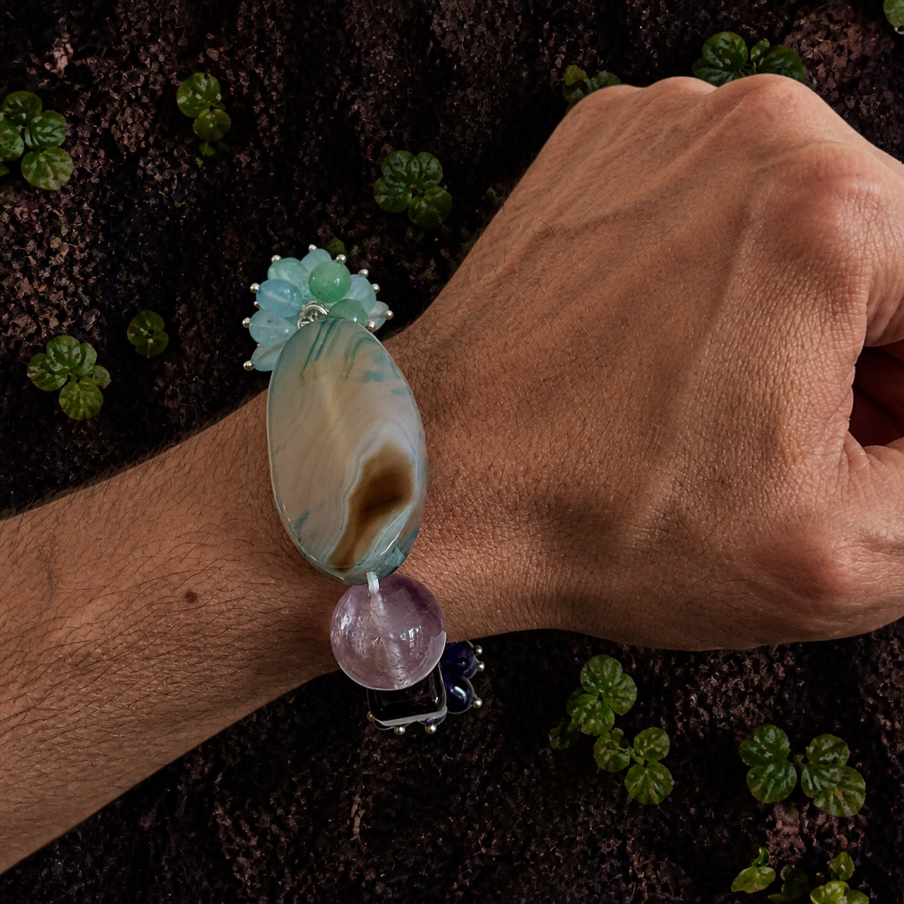 Earth｜Sacred Terrain Agate Bracelet