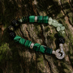 Wood｜Verdant Relic Malachite Bracelet