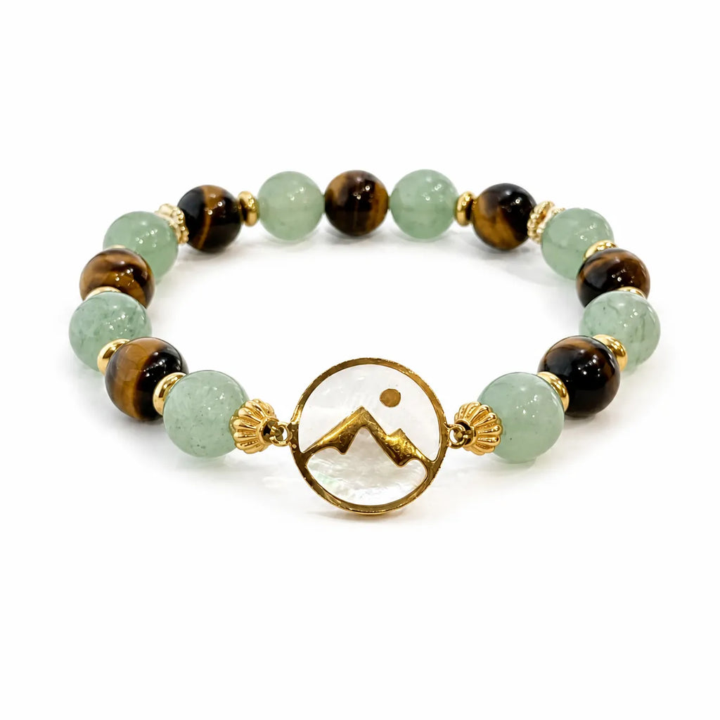 Tiger's Eye Mustard Seed Bracelet｜Faith Can Move Mountains